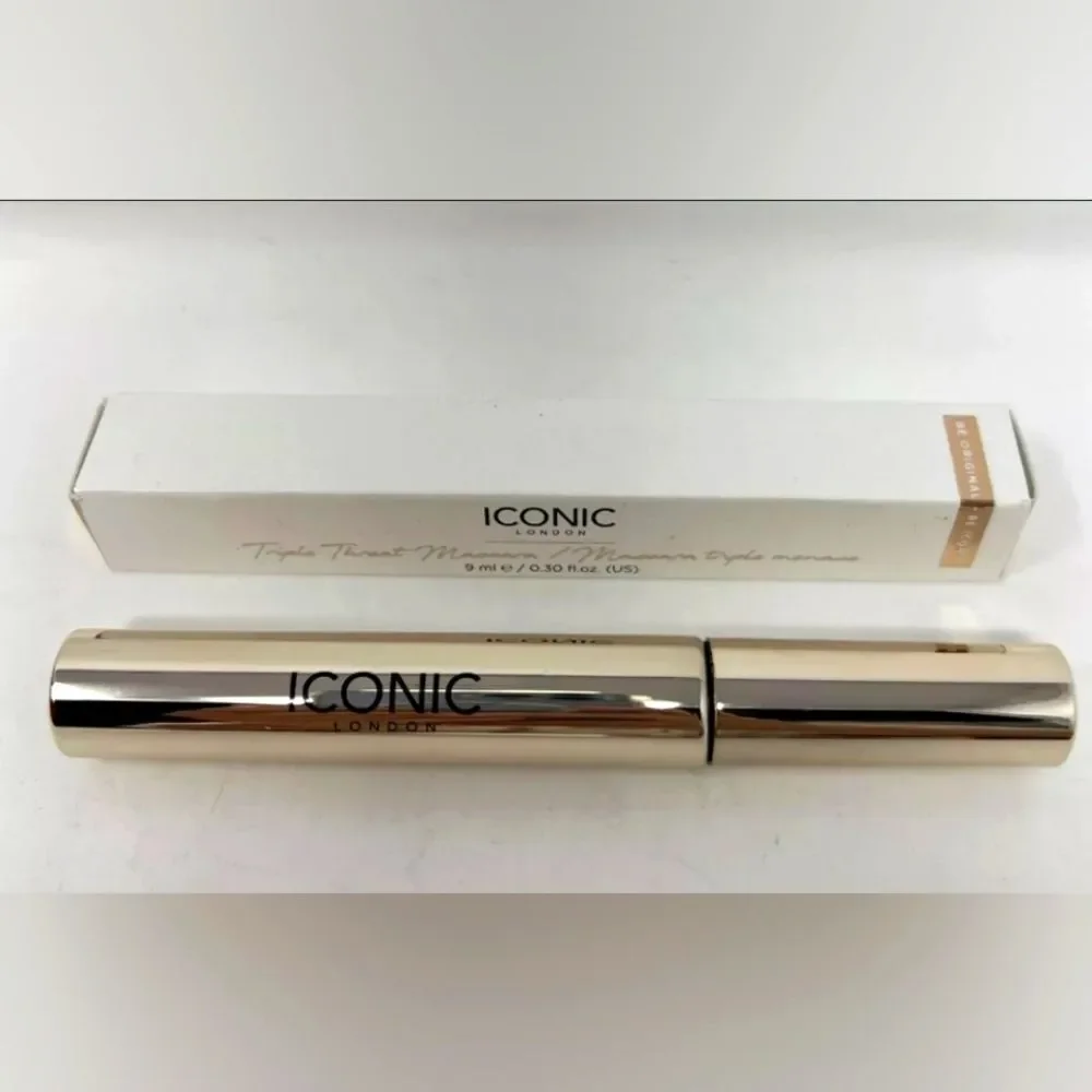 NIB Iconic London Triple Threat Black Mascara Full Size